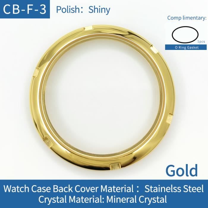 Boîtier De Montre 36mm En Acier Inoxydable - Compatible Mouvements 8215, 2813, Etc., Verre Minéral, étanche 30m
