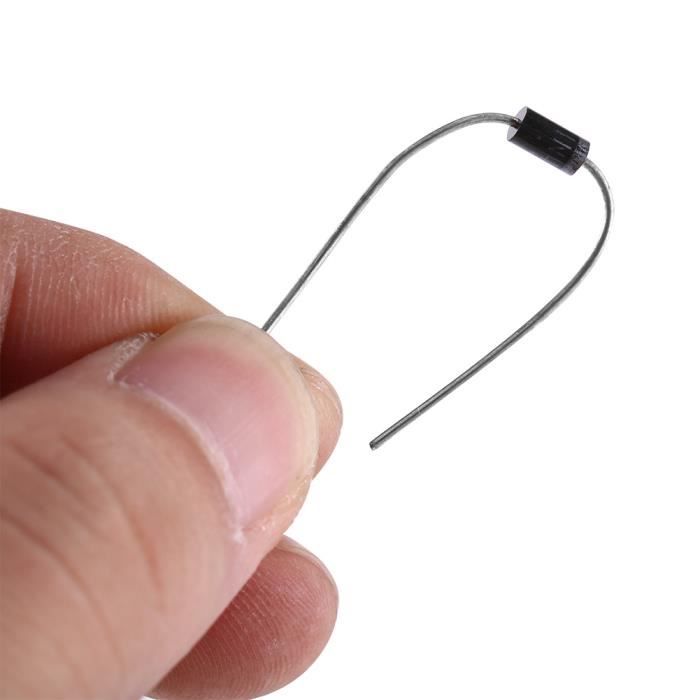 Diode 1N4004 1N4007 redresseuse 400V 1000V 1A ARDUINO DIY électronique Diode 1N4004 1N4007 redresseuse 400V 1000V 1A ARDUINO DIY électronique