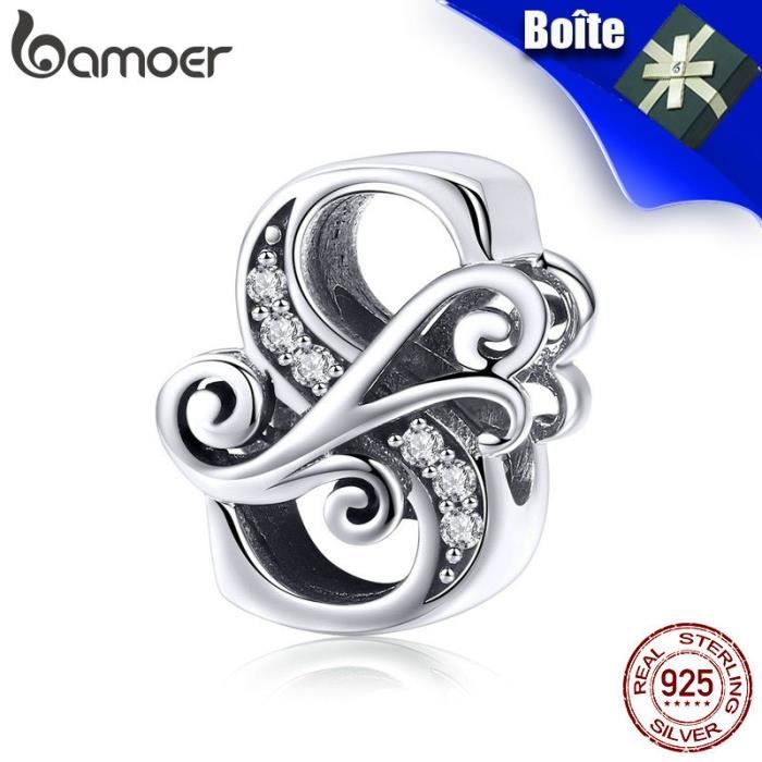 charm pandora lettre s charm pandora lettre s