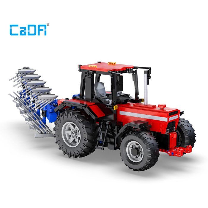 CADA Master - Jeu de construction - Tracteur agricole - Échelle 1:17 - 1675 pièces - Dès 8 ans - Radiocommandé