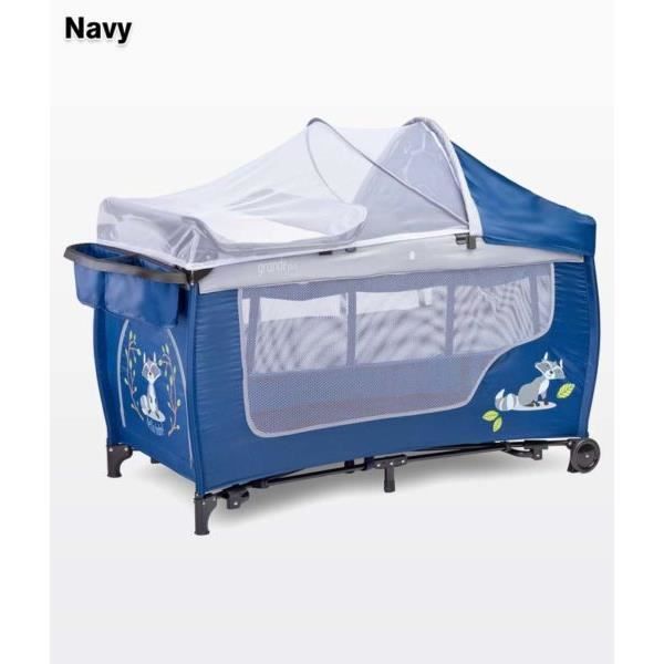 Lit Parapluie Lit De Voyage Pliant Moustiquaire 1m Gande Plus Bleu Marine 125 Cdiscount Puericulture Eveil Bebe