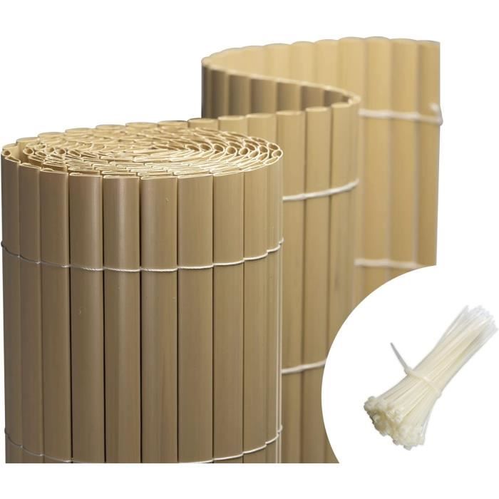 Canisse Jarolift Avis Jarolift Canisse En PVC Standard Brise Vue Pour Jardin Balcon Terrasse, Habillage De Balcon Clôture Renforcé Résistante à La Corrosion Et Aux Intempéries, 90 X 300 Cm (H X B