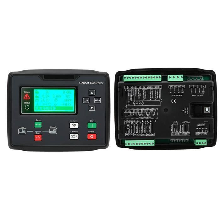Contrôleur De Générateur Éolien 12V/24V 9000W Haptufer - Régulateur Étanche Protection Surtension Batterie