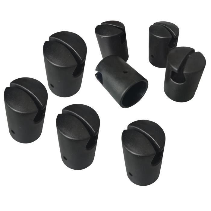 12 Embouts En Mousse Pour Poteaux De Trampoline - Protection Sécurité Enfant - Noir