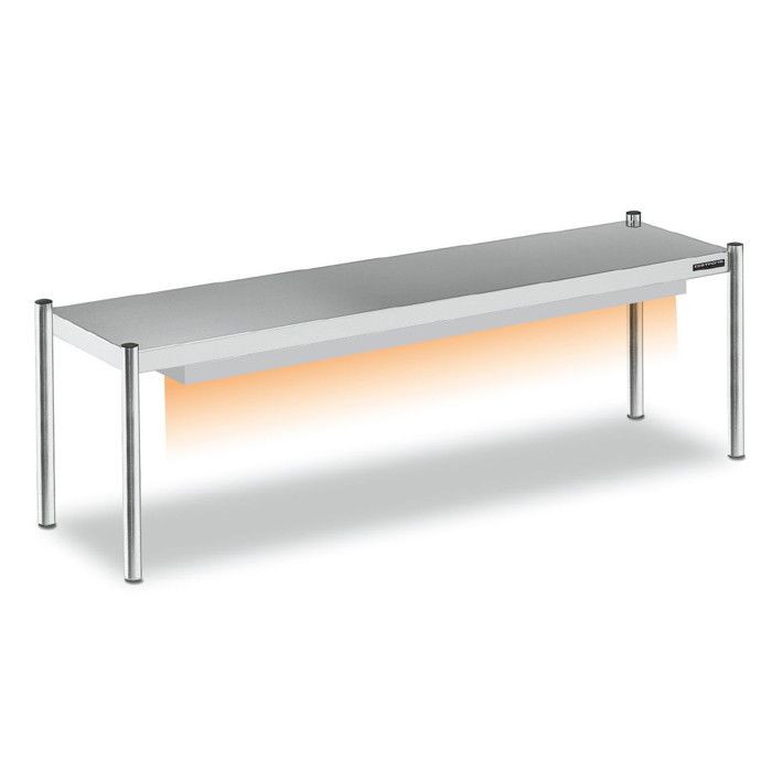 Étagère de Table Simple Halogène Profondeur 350mm - Distform - l1500- L1- P- h400- Acier Inoxydable Étagère de Table Simple Halogène Profondeur 350mm - Distform - l1500- L1- P- h400- Acier Inoxydable