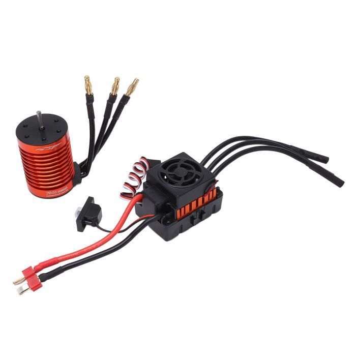 Fdit Moteur sans balais 2430 7200KV Moteur sans balai à couple élevé RC Fdit Moteur sans balais 2430 7200KV Moteur sans balai à couple élevé RC