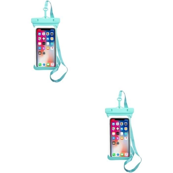 Housses étanches Pour Téléphone - Lot De 2 - Protection Plage, Piscine Et Activités Outdoor (jusqu'à 6,5 Pouces)