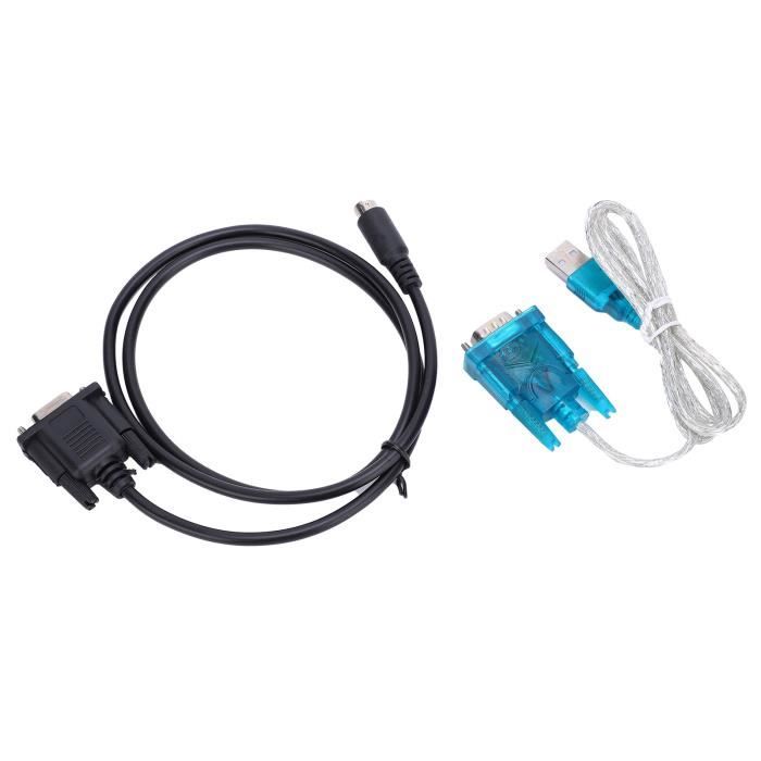 Usb Adapter Programmable EJ.life USB To RS232 Adapter, PLC Communication Line USB To 232 Adapter ...