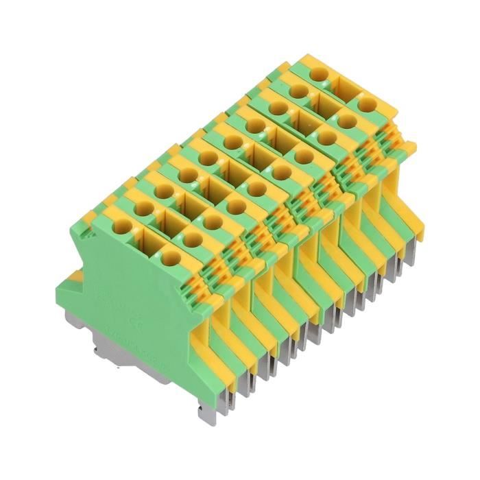 Barre De Terre En Cuivre - 2 Pièces - Kit De Mise à La Terre Robuste Pour Tableau électrique