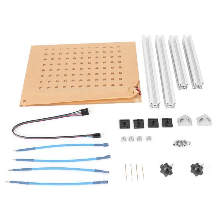 VGOL Set di 4 penne a sonda ECU Programma LED BDM Frame Pins con cavo di collegamento compatibile con Ktag Kess V2 Fgtech BDM100 Strumento di riparazione automatica
