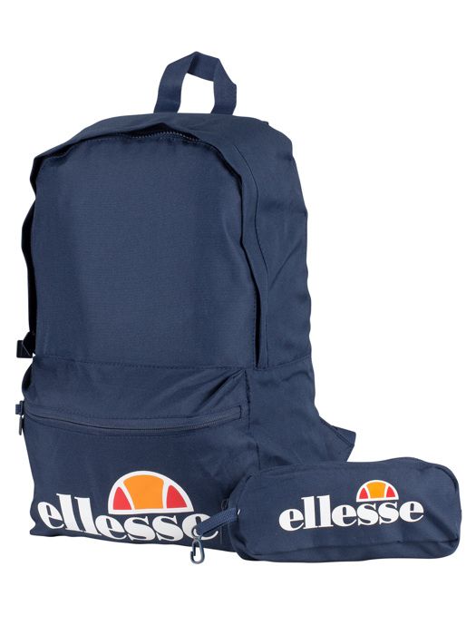 ellesse rolby sac à dos retour à l'école sac à dos avec étui à crayons en bleu saay0591