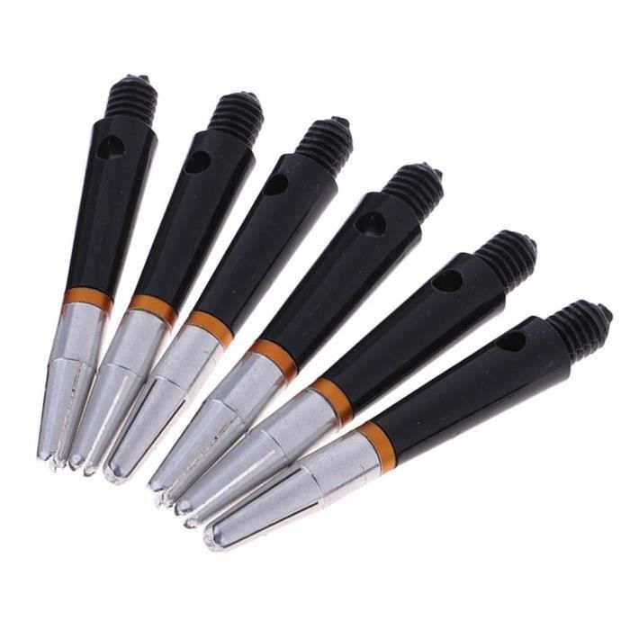 Lot De 6 Fûts Et Pointes De Fléchettes – Aluminium Violet, Acier Doux 45mm, Uxcell