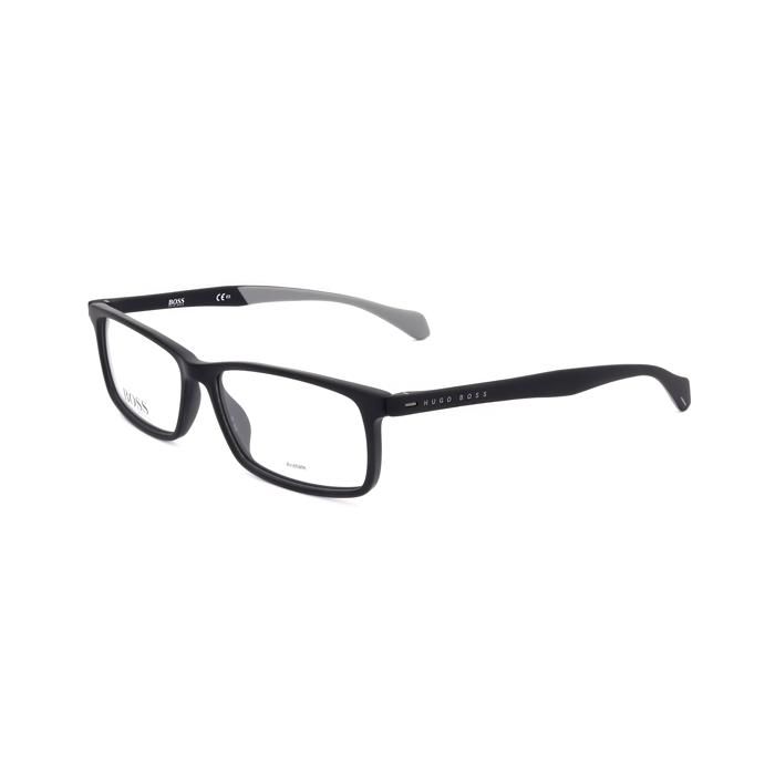 Lunettes De Vue Homme HUGO BOSS - Modèle BOSS 0679/IT 08A - Noir/Gris - Taille 56/15/145 - Neuf Avec Étiquettes