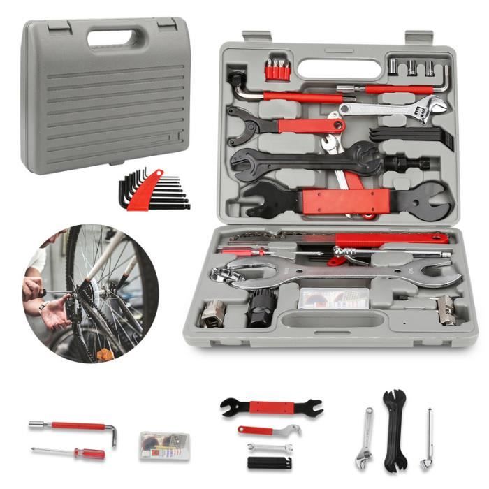 Kit D'outils De Réparation Vélo LALAGO – Cliquet, Embouts, Rustines – Compact Et Pratique Pour VTT Et Route