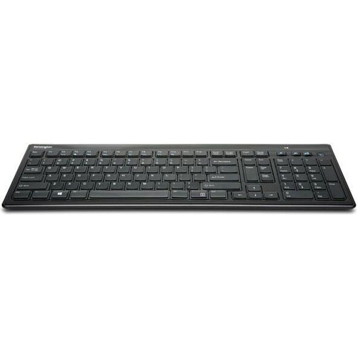 KENSINGTON Clavier Advance Fit Ultra-Slim - Sans fil - 2.4 GHz - Français - Noir