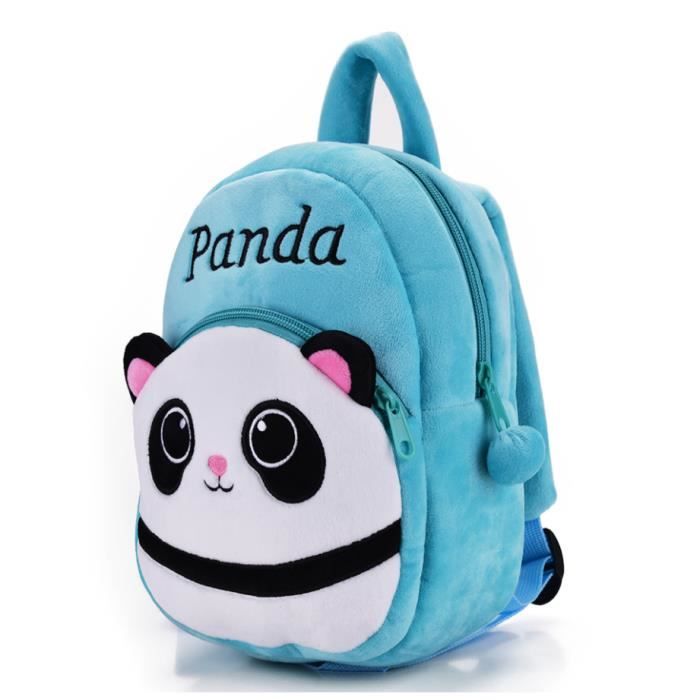 Bebe Sac a Dos Creche en Peluches Doux Toute Petite Cartable Maternelle Sac 3D Panda