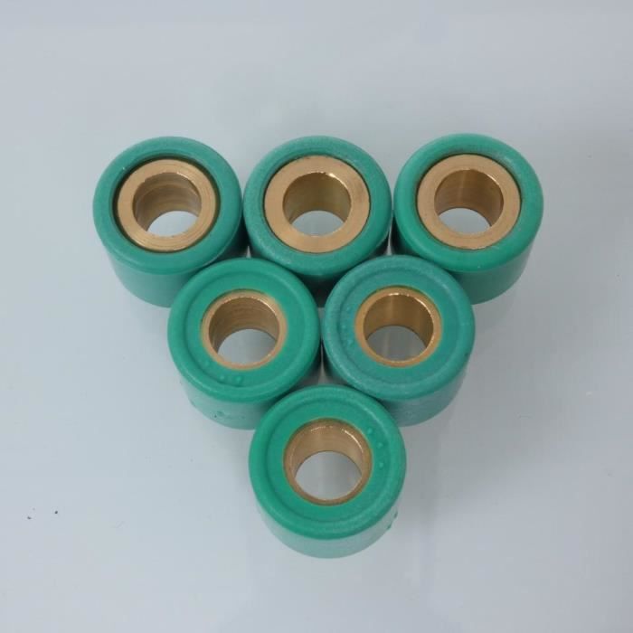 Galets Rouleau Variateur Pour Scooter Peugeot Vivacity 50 - Diamètre 16 Mm, Largeur 13 Mm - Lot De 6