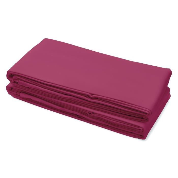 LOVELY HOME Drap Plat 100% coton 180x290 cm 1 personne - vue 6