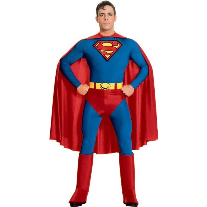 Déguisement Superman - RUBIES - Classique - Adulte - Multicolor - Blanc