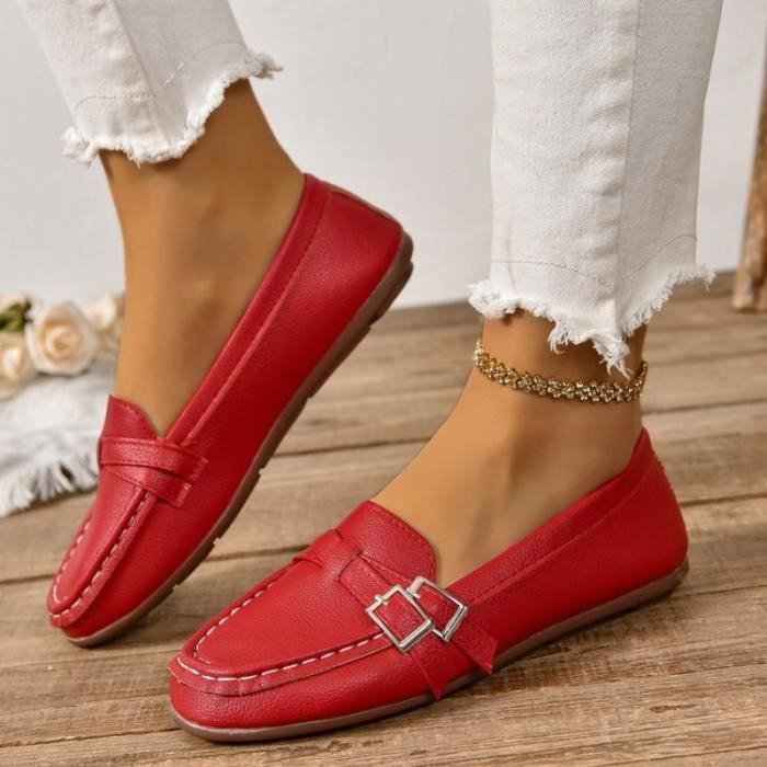 Chaussure plate rouge hotsell