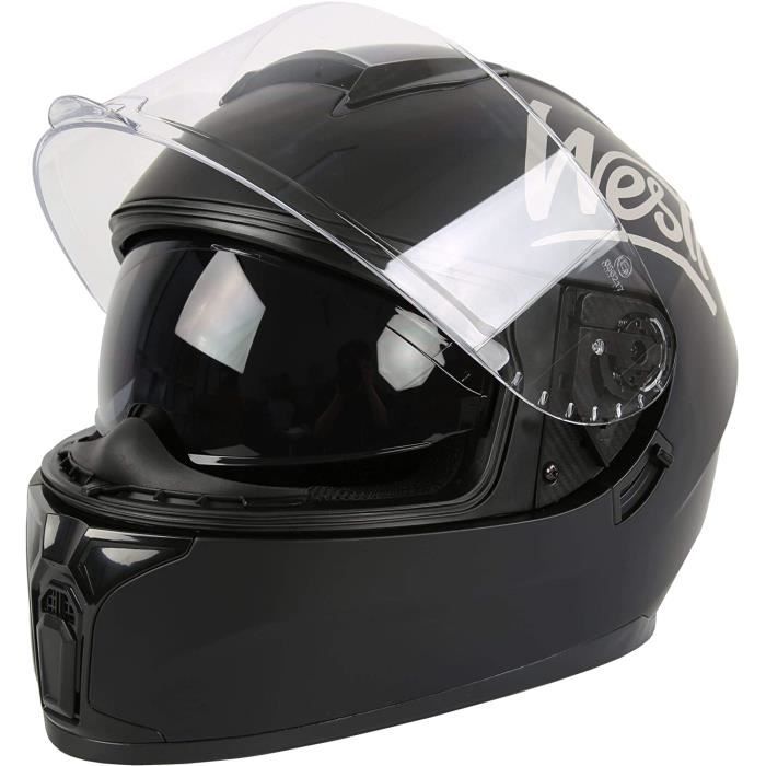 Casque Transformable Visière Anti-brouillard Casque Modulable Moto A-pro - Visière Anti-rayure, Pare-soleil, Taille S (55-56 Cm) équipement Motard