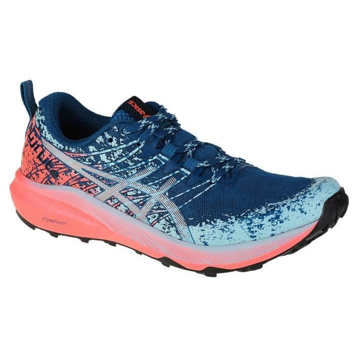 Asics Fuji Lite 2, Femme, chaussures de running, Bleu - Cdiscount Sport