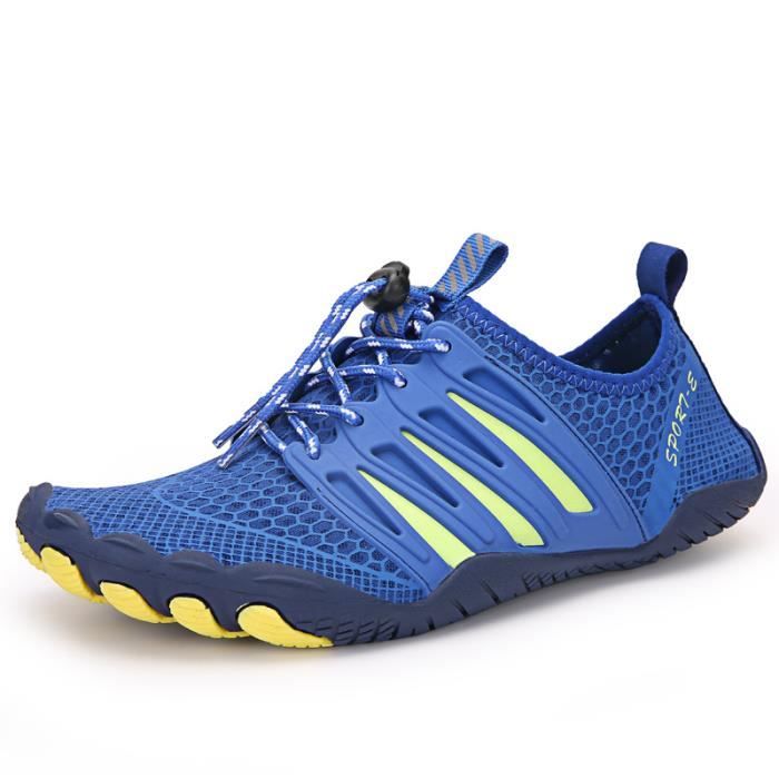 Saguaro Chaussures Aquatiques Homme Femme Chaussure De Plage Chaussure Deau Chausson Pour Piscine Mer Plonge Antidrapante Schage Rapide Bleu Marin Gr 44  Ff7d6ef3 Efed 5f7b 9c9f Eb3710280f19