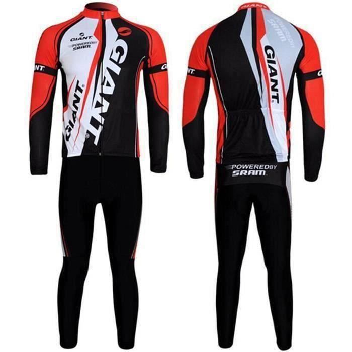 Maillot Cyclisme Shimano XTR Homme Manches Longues, Taille L, Multicolore, Italie