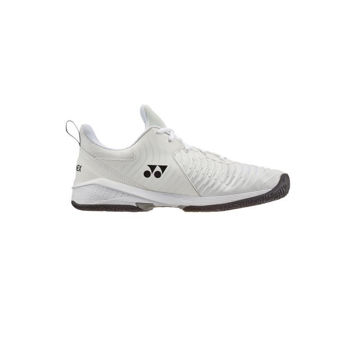 chaussures de tennis indoor yonex power cushion sonicage 3 - blanc - 41