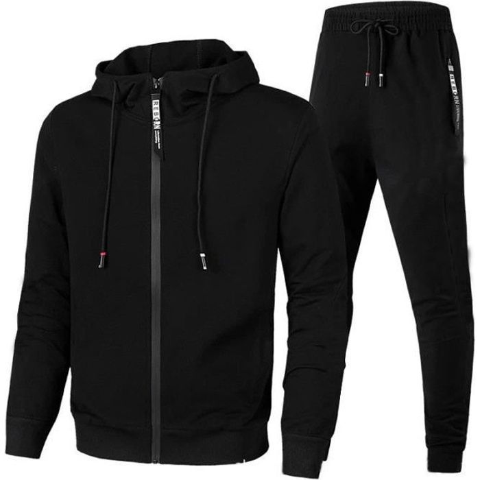 Nouveau BMW Hommes de Football Ensembles Zipper Hoodie + Pantalon Deux  Pièces Casual Survêtement Homme Sportswear Gym Marque Vêtements Survêtement