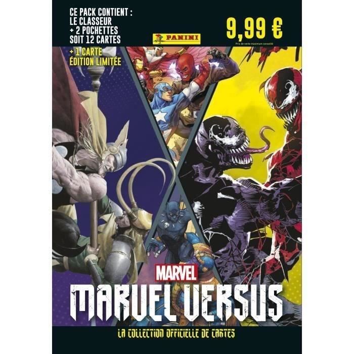 Collection Marvel Versus - Pack de démarrage PANINI - Super-héros contre super-vilains
