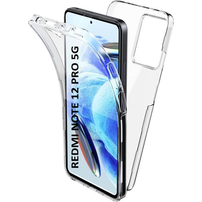 WeiCase Coque Pour Xiaomi Redmi Note 12 Pro Plus 5G, Transparent Housse Avec Protection écran