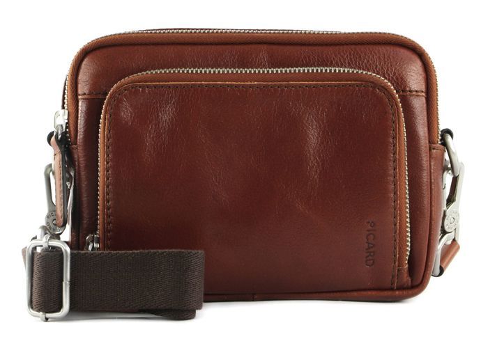 PICARD Sac à épaule bandoulière marron pour homme Buddy