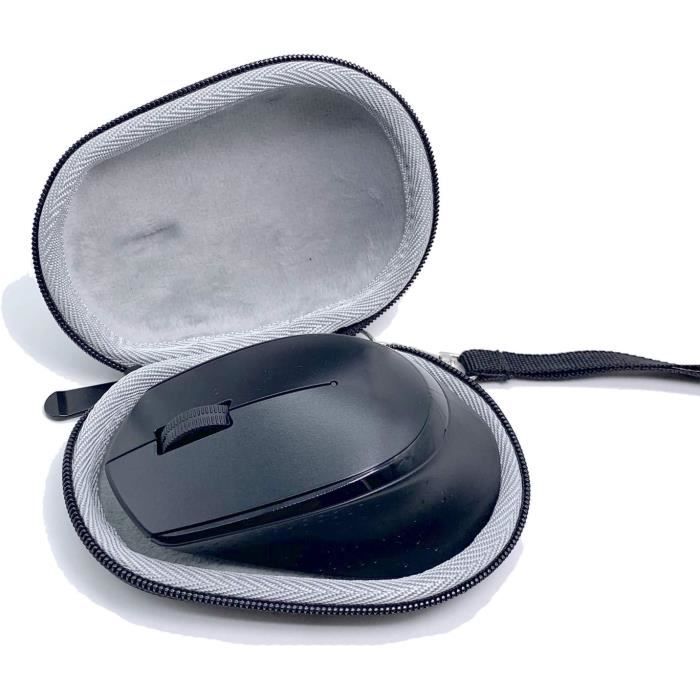 Étui De Rangement Rigide Pour Souris Logitech MX Vertical - Coque EVA Anti-choc, étanche - Taille 125x80x80 Mm, Noir Et Gris - 8
