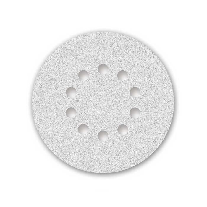 Lot de 5 225 mm grain 220 MENZER Disques abrasifs auto-agrippants pour ponceuses girafes Lot de 5 225 mm grain 220 MENZER Disques abrasifs auto-agrippants pour ponceuses girafes