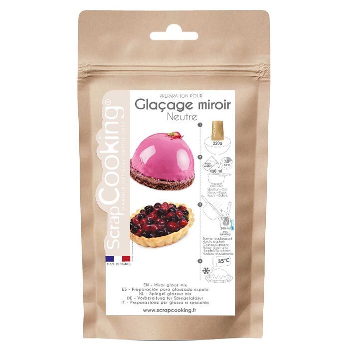 POT DE GLACAGE ROYAL MIROIR 220G - SCRAPCOOKING