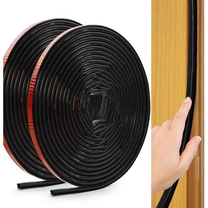 Ruban Thermocollant Ourlet - 2 Rouleaux Noir Et Blanc - 10mm X 64m - Ourlet Sans Couture