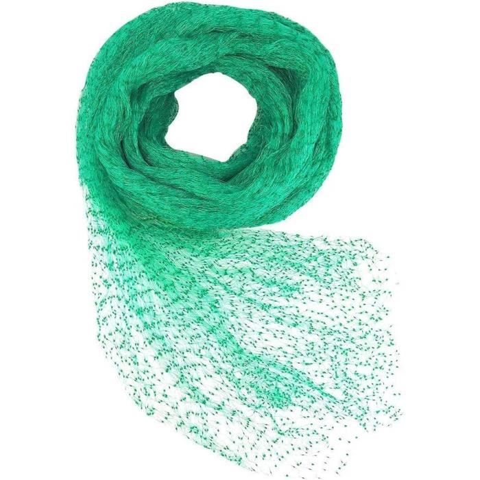 Filet Anti-oiseaux Nylon 4x10 M - Protection Jardin, Fruits, étang - Maille 25x25 Mm - Résistant UV, Durable - Facile à Couper Et Installer