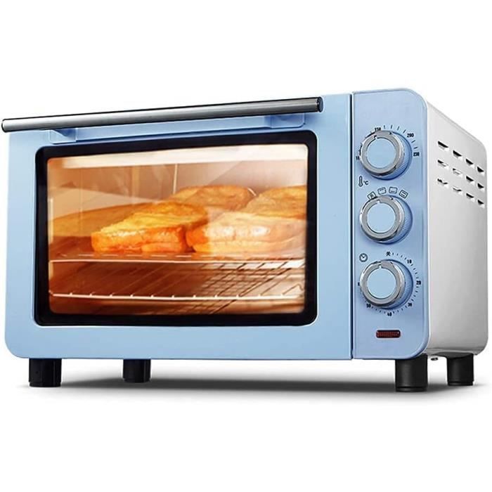 Four à Pizza Électrique Tandoor 15L - 2100W, 50-400°C, Surface Antiadhésive, Porte En Verre