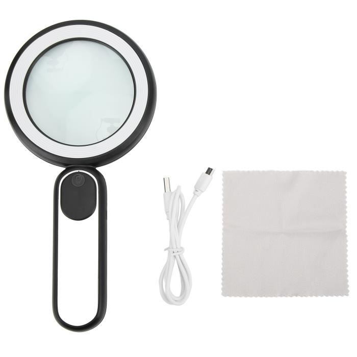 Source Loupe de poche pour icroscope LED, icroscope de poche à Zoo 10x-200x o