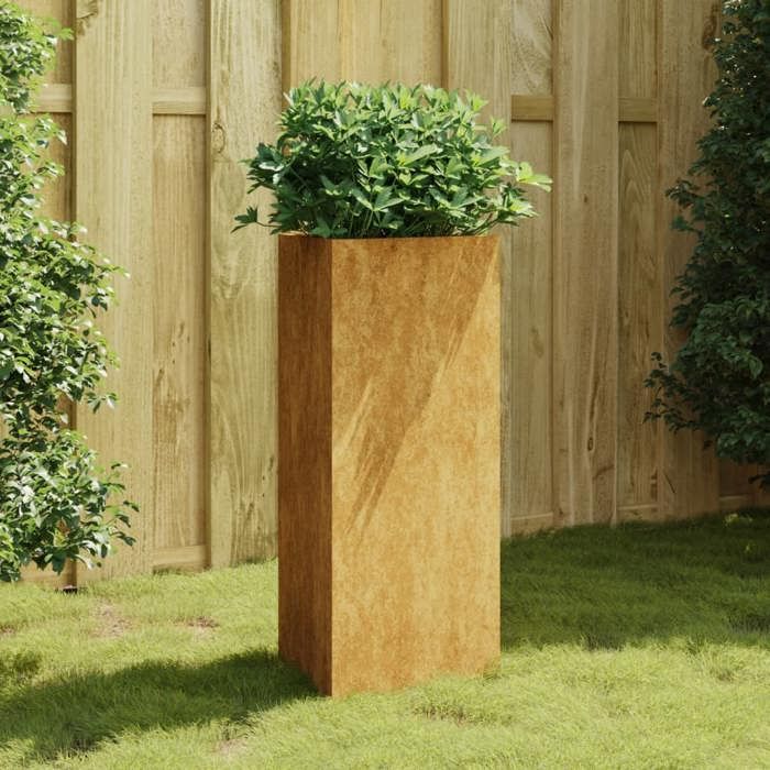 vidaXL Jardinière 40x34 5x75 cm Acier corten - vue 2