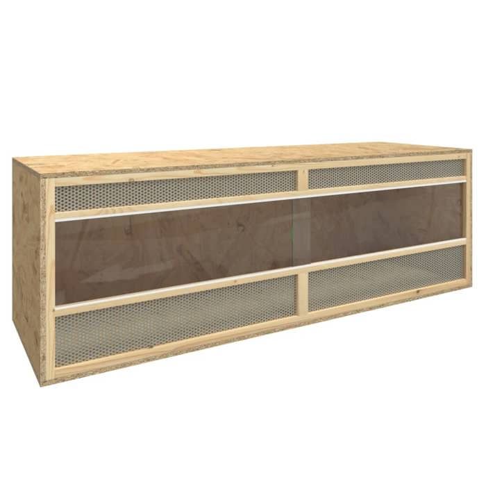 vidaXL Terrarium Bois dingénierie 144x46x48 cm 170883