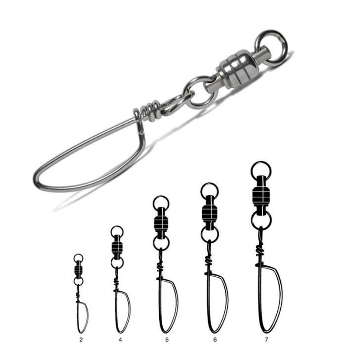 Emerillon Baril à Agrafe - Attache Inox - Emerillons - Attaches - Alré Pêche et Chasse Emerillon Baril à Agrafe - Attache Inox - Emerillons - Attaches - Alré Pêche et Chasse