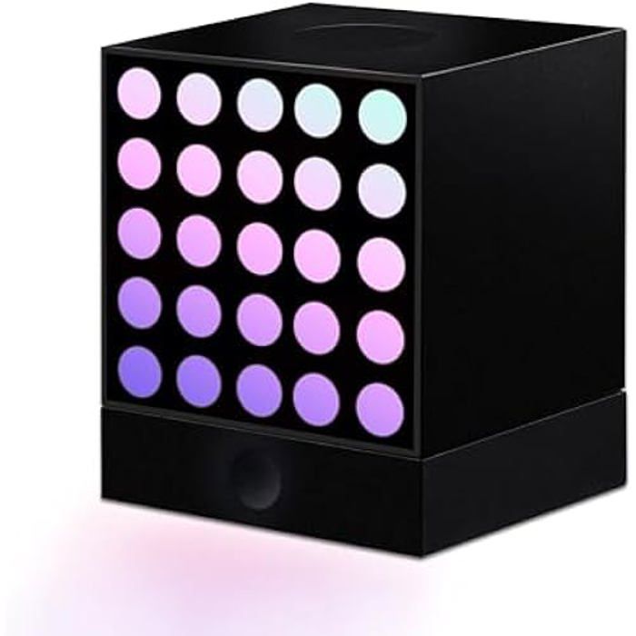 Lampe de Table - YEELIGHT - Cube - Intelligente - Wi-Fi/Bluetooth - Noir