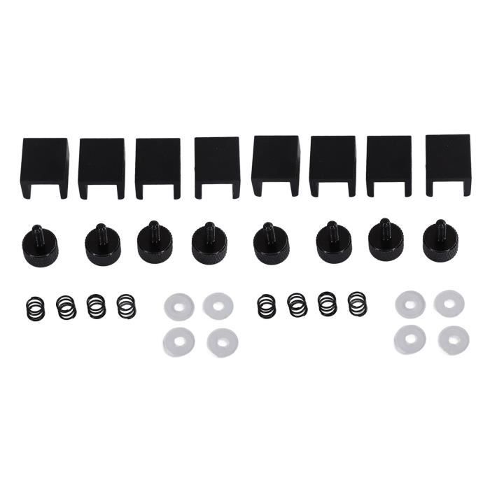 Lot De 10 Sangles Réglables Pour Pédales De Vélo - Alliage Aluminium, Clips Sécurisés, Pour Vélo Fixe, Home Trainer, Salle De Sport - 3