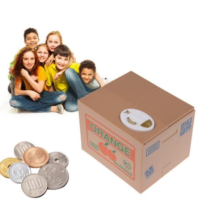 Tirelire Billets Euros – Design Billets De 500 € – En Fer Blanc – Sans Couvercle, Encourage L’épargne – 7,5 X 12 Cm
