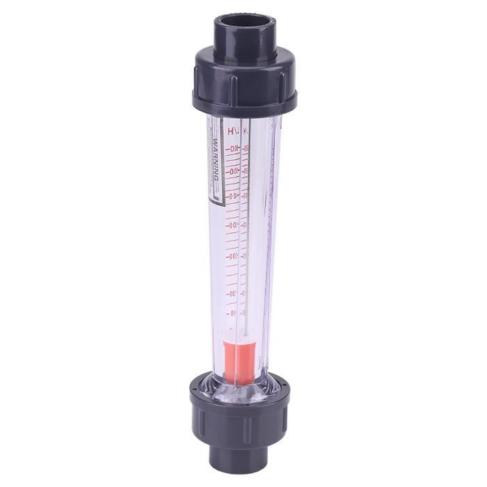 Jeanoko Rotamètre Débitmètre LZS-25 Plastique 300-3000L/H - Mesure Précise Pour Liquides