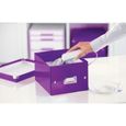 LEITZ Boîte de Rangement Click & Store A5  Violet-1