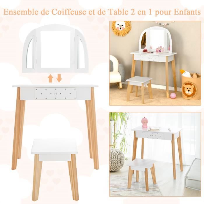 Fonowx Piano pour Maison de poupée avec Tabouret, Mini Meuble, Jouet, modèle de Piano à Queue, Instrument de Musique, Noir