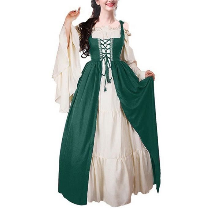 Robe Renaissance Femme Robe Longue Médiévale Femme Style